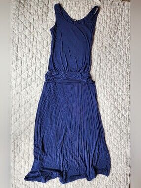 PattyBoutik Royal Blue Sleeveless Maxi Dress